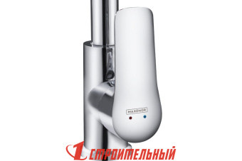 MN70112-4 Смеситель для кухни гибкий излив с гайкой , синий/хром