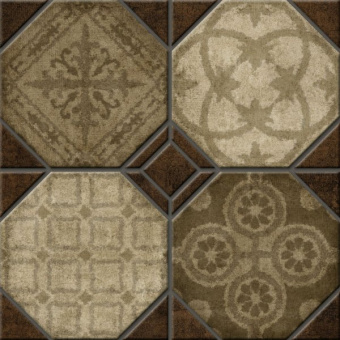 Керамогранит Шале 3Д бежевый 40х40 (1,76м2/84,48м2)