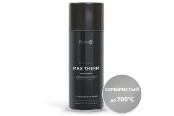 Термостойкая эмаль ELCON серебристая (до 700 град) 520мл аэрозоль