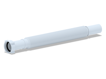 Гибкая труба АНИ Пласт K213 удлиненная с гайкой 1 1/4 дюйма 32х492-1325 мм
