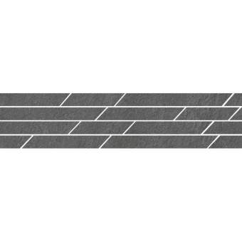 SG144/005T Декор мозаичный Гренель серый темный 46,5х9,8 (16шт)