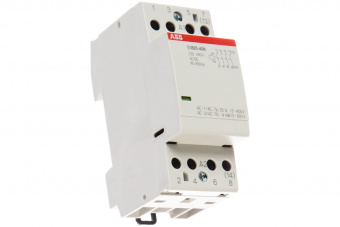 ABB Контактор ESB25-40N-06 модульный (25А АС-1, 4НО), катушка 230В AC/DC