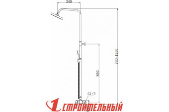 MN2477 PURE LIFE Душевая система хром