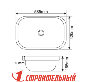 Раковина MELANA MLN-1422C
