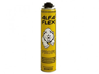 Пена пистолетная "ALFA flex profi" всесезонная