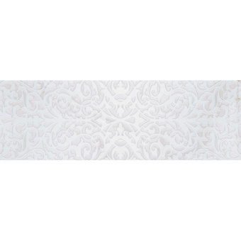 Декор Stazia white белый 01 30х90 (5шт)