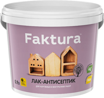 FAKTURA лак-антисептик сосна 9 л