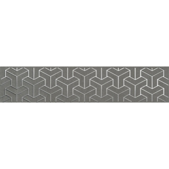 AD\C569\6399 бордюр Ломбардиа серый темный 25x5,4 (30шт)