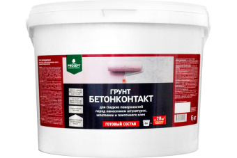 Грунт бетонокотакт для гладких поверхностей 6 кг PROSEPT