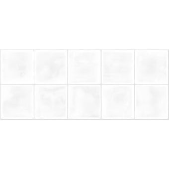 Плитка настенная Mango white square белый 01 25х60 25х60 (1,2м2/57,6м2/48уп) (рельеф)