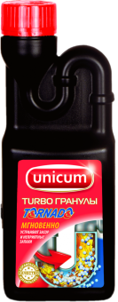 Торнадо TURBO гранулы для сильных засоров UNICUM
