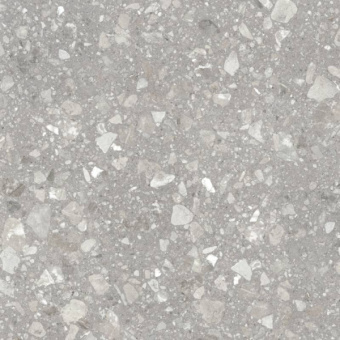 Керамогранит Terrazzo matt grey матовый серый PG 01 60х60 (1,44м2/43,2,6м2/30уп)