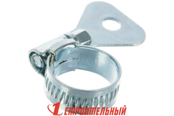 Хомуты металлические, червячные 12-20 мм, ширина 10 мм, W1, с метал. ключом, 2 шт.// Сибртех