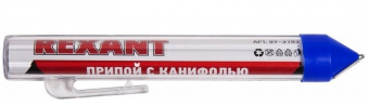 Припой с канифолью REXANT, 20 г, Ø1.0 мм, (олово 60%, свинец 40%), колба-карандаш