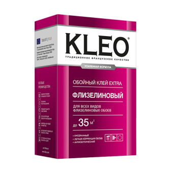 Клей для флизелиновых обоев KLEO EXTRA 35м2 240г