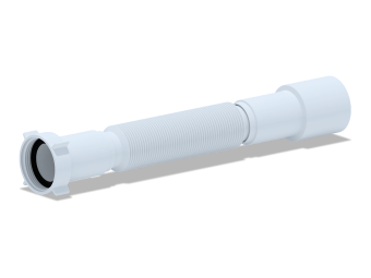 Гибкая труба АНИ Пласт K106 с гайкой 1 1/2 дюйма 40-50х366-776 мм
