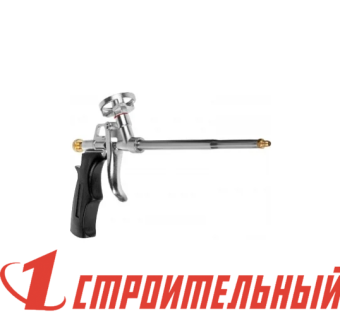 Пистолет для монтажной пены алюм.корпус и адаптер, пласт.рукоятка, метал.регул.винт, ствол 18см, (шт