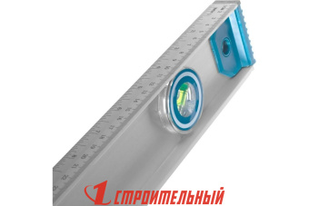 Уровень алюминиевый скелетный, 2 глазка+1 поворотный на 360, магн. лента, линейка, 2000мм, (шт.)	