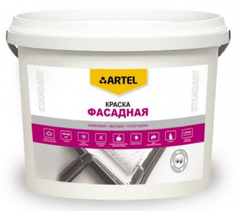 Краска ARTEL ВД-АК фасадная супербелая 45кг