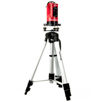 Уровень лазерный, 150 мм, штатив 1150 мм, самовырав., набор в пласт. кейсе// Matrix