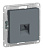 Розетка компьютерная 1-м RJ45 кат.5E AtlasDesign грифель SE ATN000783
