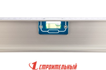 Уровень алюминиевый скелетный, 2 глазка+1 поворотный на 360, магн. лента, линейка, 1000мм, (шт.)
