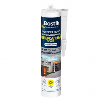 Герметик силикованный универс. Bostik Perfect Seal  прозрачн.,280мл