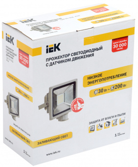 IEK Прожектор СДО 06-30Д светодиодный с ДД IP54