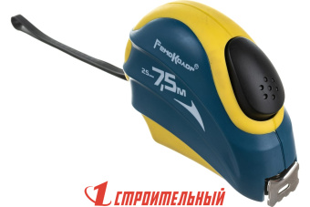 Рулетка с автостопом 7,5м х 25 мм