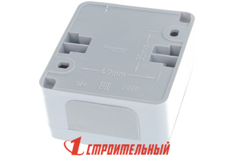 Выключатель 1-кл. ОП Этюд 10А IP44 10AX сер. SE BA10-041C