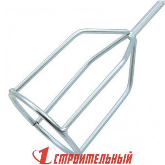 Миксер для гипсовых смесей, 100 х 590 мм, оцинкованный, шестигранный хвостовик 8 мм Denzel