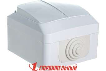 Выключатель 2-кл. ОП Этюд 10А IP44 10AX бел. SE BA10-042B