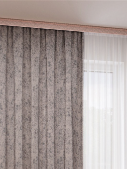 Портьера Матрица 150*260 пепел розы ГП