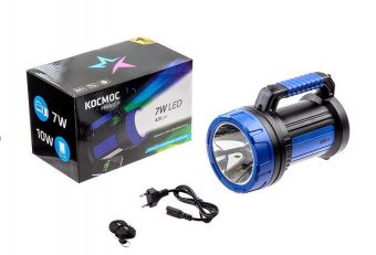 Фонарь Космос аккум. premium 7W LED зарядное устройство 220/12В
