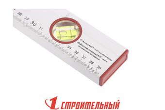 Уровень алюминиевый, 400 мм, 3 глазка, линейка Sparta