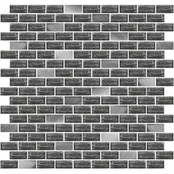 DEVORE GRIS JA-04 30*30,4 (22 шт) мозаика (стекло)