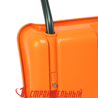 Движок для уборки снега пластиковый, 795х435х1280 мм, стальная рукоятка, усиленный// Сибртех		