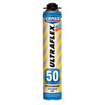 Пена монт KRASS ULTRAFLEX 50 Пистолетная Всесезонная