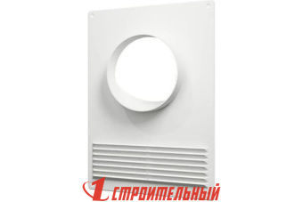 Площадка торцевая с решёткой 180*250 фланец D100 100ПТПТ